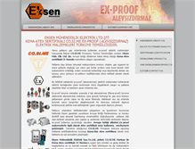 Tablet Screenshot of eksproof.com
